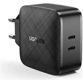 Resim UGREEN 65W USB C Şarj Cihazı 2 Bağlantı Noktalı Şarj Cihazı 66W 