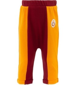 Resim Galatasaray Orijinal Lisanslı Bebek Eşofman Altı Sarı - Kırmızı 