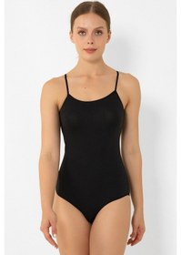 Resim Miorre Modal Ince Askılı Çıtçıtlı Body 