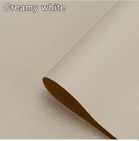 Resim Kendinden Deri İçin Onarım Yama Bant Ev Dıy Fix Kanepe Moto Araba Koltuğu Creamy White 100x138cm 