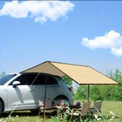 Resim RV Bej Güneş Ağı Anti-Güneş Ağı Şifreli Gölgelik Ağ Kenar Ev Avlusu Balkon Araba Bitki Ağı Pavilyon Teras Gardırop Çatı Solaryum Işıksuzlaştırıcı Ağ Açık Hava için Uygun 