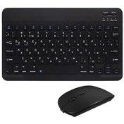 Resim Çok Dilli Bluetooth Klavye Ve Fare Seti - İpad Uyumlu, Tablet Ve Telefonlar İçin Evrensel Diğer Diğer 