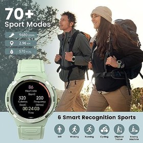 Resim KOSPET Erkekler için S1 Akıllı Saat, 50 Gün Ekstra Uzun Pil, 50M Su Geçirmez, Bluetooth Çağrılı 1.3 inç AMOLED HD Ekran, 70 Spor Modu/Kalp Hızı, Fitness İzle Uyumlu Android iOS 