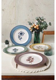 Resim Keramika Floral Essence Servis Tabağı 28 Cm 4 Adet 22889-91-92 Çok Renkli 