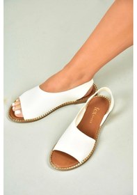 Resim Fox Shoes U876860609 Beyaz Kadın Sandalet Beyaz 