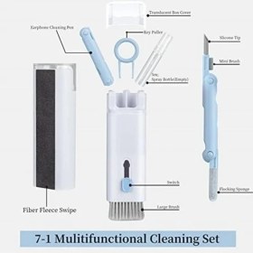 Resim Newstore Home Çok Fonksiyonlu 7in1 Kulaklık Klavye ve Ekran Temizlik Kiti Temizleyici Kit 7 In 1 Temizleme 