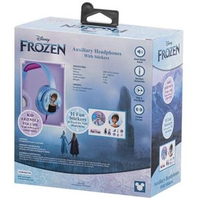 Resim Volkano Kablolu Kulaklık Disney Frozen Karlar Ülkesi Anna Elsa Çocuk Kulaklığı Lisanslı DY-6513-FR2 11 ADET 