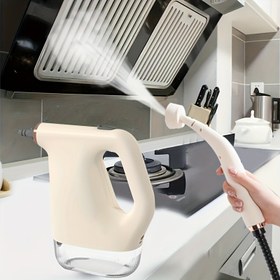 Resim JKUOO 1300W Yüksek Güçlü El Tipi Buhar Temizleyici, Ayarlanabilir Sıcaklık ve Basınç, 1L Kapasite, 100°C Maksimum Sıcaklık, 600W Güç, 220-240V Avrupa Fişi, Mutfak, Banyo, Mobilya ve Araba Çok Fonksiyonlu Temizlik, Araba Buhar Temizleyici, Mutfak Temizleme Aracı, Modern Mutfak Cihazı, Dayanıklı Plastik Gövde 