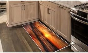 Resim Colorix Carpet Kaymaz Taban Tezgah Önü Mutfak Paspası 50x150 Cm No: 254 