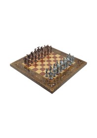 Resim Gifthome Metal Satranç Takımı-seti battal ispanyol antik Ve Sedef 