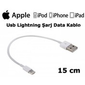 Resim Iphone 5 6 7 Usb Şarj Data Kablo 15Cm Powerbank Uyumlu Kısa Kablo (259907435) Diğer
