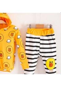 Resim 3-18 Ay Erkek Bebek Alt&üst Takımı Civciv 2'li Sarı Sarı 