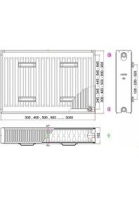 Resim Mastaş PKKP Panel Radyatör 400 x 1000 mm 