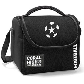 Resim Coral High Erkek Çocuk Beslenme Çantası - Thermo - Siyah Beyaz Futbol Siyah - Beyaz 
