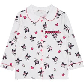 Resim Kuromi 10-13 Yaş Pijama Takımı - Ekru - Ekru / 11-12 Yaş 