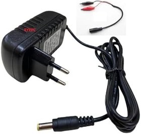 Resim NCPLİNE 6V Kuru Akü Şarj Adaptörü Maşalı 6V2A 6V5A 6V7A 6V12A Şarj Edebilme 