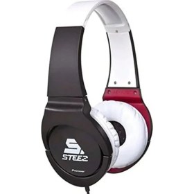 Resim Pioneer SE-MJ721I-T Steez Kulak Üstü Stereo Kulaklık Black/white/red 