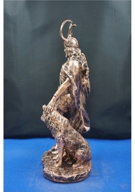 Resim Loki Odin'in Oğlu Heykeli 35 Cm Mitolojik Obje Hediyelik Eşya Ev Dekor Bakır 