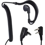 Resim Spiral Kablolu Telsiz Kulaklığı Mars Sfe Wln Baofeng Uyumlu 