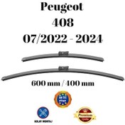 Resim Peugeot 408 2022 2023 2024 Uyumlu Ön Cam Silecek Süpürgesi Takımı 600/400mm Silbak Sb2416c2 