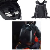 Resim Suntek Motosiklet Su Geçirmez Sert Kabuk Sırt Çantası 