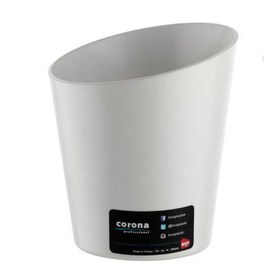 Resim Bora Plastik Polikarbon Küçük Buz Kovası, Yarım Kesimli 3.8 L, Beyaz 