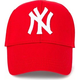 Resim Unisex 2'li Set Lacivert ve Kırmızı Ny New York Beyzbol Şapka - Unisex Lacivert - Kırmızı 