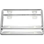 Resim Topshop1 2 Adet Japon Universal Krom Kaplama Çerçevesi 345x190mm Pas Su Geçirmez Silvery 