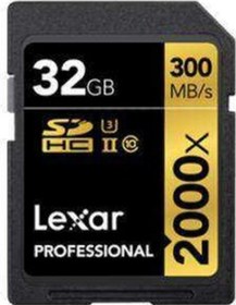 Resim Lexar 32Gb 300Mb/S 2000X Sd Hafıza Kartı 