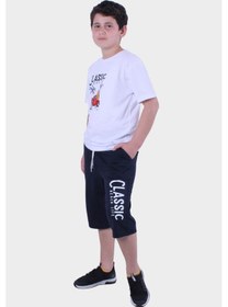 Resim Panios Kids 3lü Erkek Çocuk Tişört-kapri Baskılı Alt-üst Takım Çok Renkli 