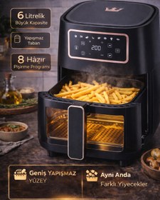 Resim ozbience HIKING Serisi HAF-502 Airfryer, Sağlıklı ve Lezzetli Yemekler İçin 