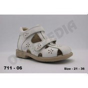 Resim Ortopedia 711 Ortopedik Kız Çocuk Beyaz Ayakkabı Beyaz 