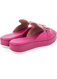 Resim Hush Puppies Asan (624219) Anatomik Taban Deri Tokalı Şık Kadın Terlik 