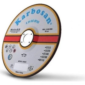 Resim Karbosan Metal Taşlama Taşı 180X6.4X22.23 