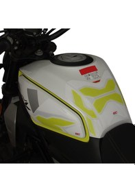 Resim GP Kompozit CF Moto 250 CL-X 2022-2024 Uyumlu Tank Pad Seti Mavi 