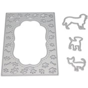 Resim Dıy Kabartma Kesme Ölümleri Araç Kalıp Hayvan Şekeri Scrapbooking Craft Pullar Fotoğraf Albümü 