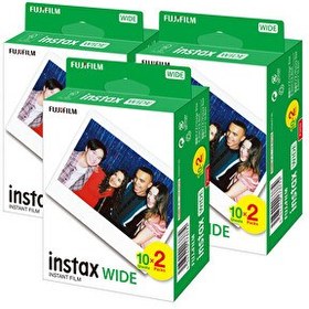 Resim Fujifilm Instax Wide 20'li Film 60 Poz 3'lü Set 