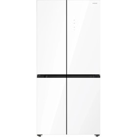 Resim Silverline R12097W01 - Beyaz Cam 4 Kapı Gardrop Tipi Buzdolabı 