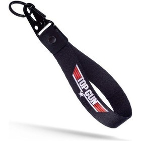 Resim Topgun Özel Tasarım Logolu Motosiklet Anahtarlık Modeli 