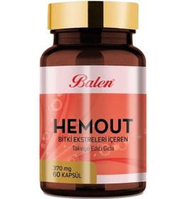 Resim Balen Hemout Bitki Ekstreleri İçeren 370 MG 60 Kapsul 