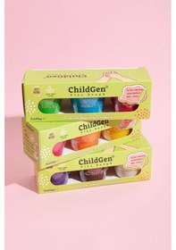 Resim Oyun Hamuru Kavanoz - 3'lü Set Kırmızı, Mavi, Yeşil Karışık 