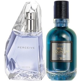 Resim Avon Wild Country Freedom Erkek Parfüm ve Perceive Kadın Parfüm Seti 