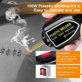 Resim Valkyrie 100 W Çantalı Plastik Kaynak Makinesi 600 Uçlu Hızlı Isıtma Özellikli 