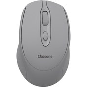 Resim Classone Cbt14 Bluetooth + 2.4 Ghz Şarj Edilebilir Kablosuz Mouse - Gri Cbt14 