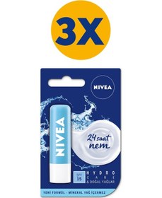 Resim Nivea Hydro Care Dudak Kremi 4.8 G x 3 