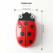 Resim Karikatür Ladybug Manyetik Kalem Tutucu ve Silgi İkili, ABS Malzeme, Çok Amaçlı Masa Organizatörü, Öğretmenler, Ev ve Sınıf Tebeşir Depolama Kutusu için Manyetik Kalem Tepsisi ile 