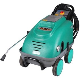 Resim Flora H150M 150 Bar Yüksek Basınçlı Yıkama Makinesi Yeşil 