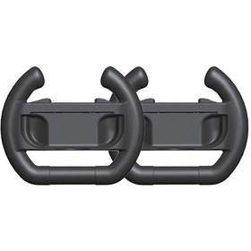 Resim Neevoyu Nintendo Switch Joy-con Direksiyon Tutucu - 2'li Set Konforlu Ve Kaymaz Kılıf Siyah 