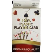 Resim Star Oyun Platin Plastik Iskambil Oyun Kağıdı Tek Deste 