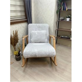 Resim Asedia Minito Naturel Krem Sallanan Sandalye Dinlenme Koltuğu Anneler Günü Hediyesi 